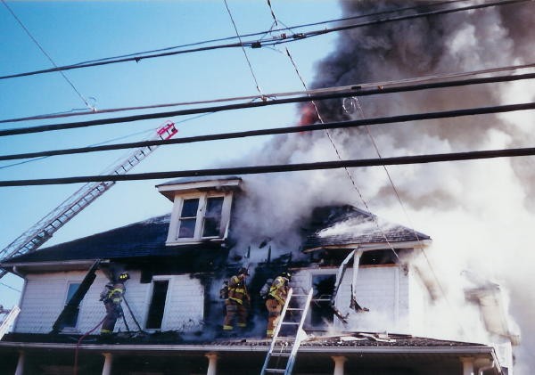 Thanksgiving Day fire on Penn Avenue.